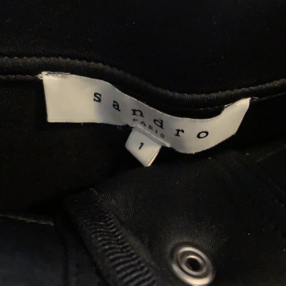 Sandro black skirt with pockets - Picture 3 of 5